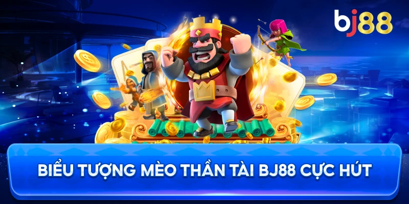 Biểu Tượng Mèo Thần Tài BJ88 cực hút